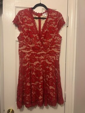 Red Lace Dress